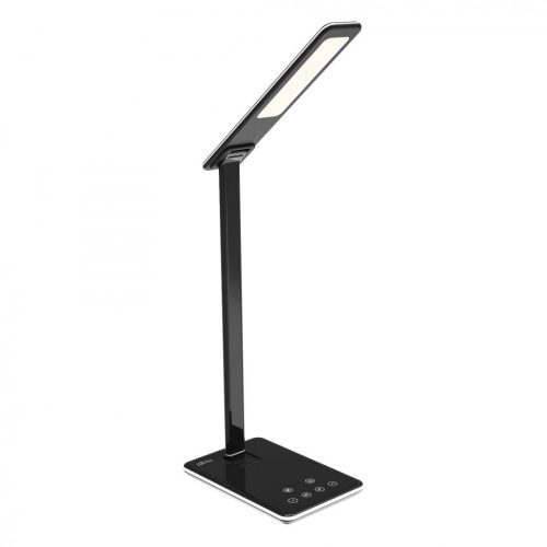 Media-Tech QI vezeték nélküli telefontöltös asztali lámpa fekete