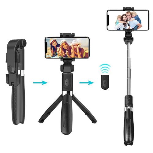 Media-Tech 2in1 selfiebot és tripod bluetooth távirányítóval