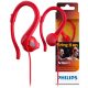 Philips SHQ1250 fülhallgató piros