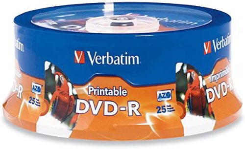 DVD-R VERBATIM 4.7GB X16 PRINTABLE (CAKE 25)