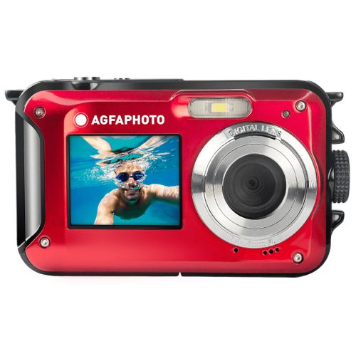 Agfaphoto Realishot Vízálló digitális fényképezőgép - piros